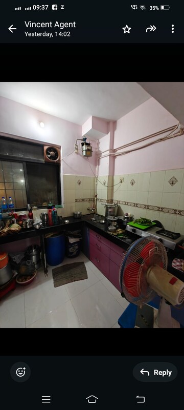 Master Bedroom in 1 BHK Apartment at Raj Residency Kasarvadavali, Kasarvadavali – for Rent