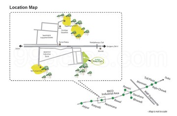3 BHK Villa – Map Location View at Japanese Zone - for Sale