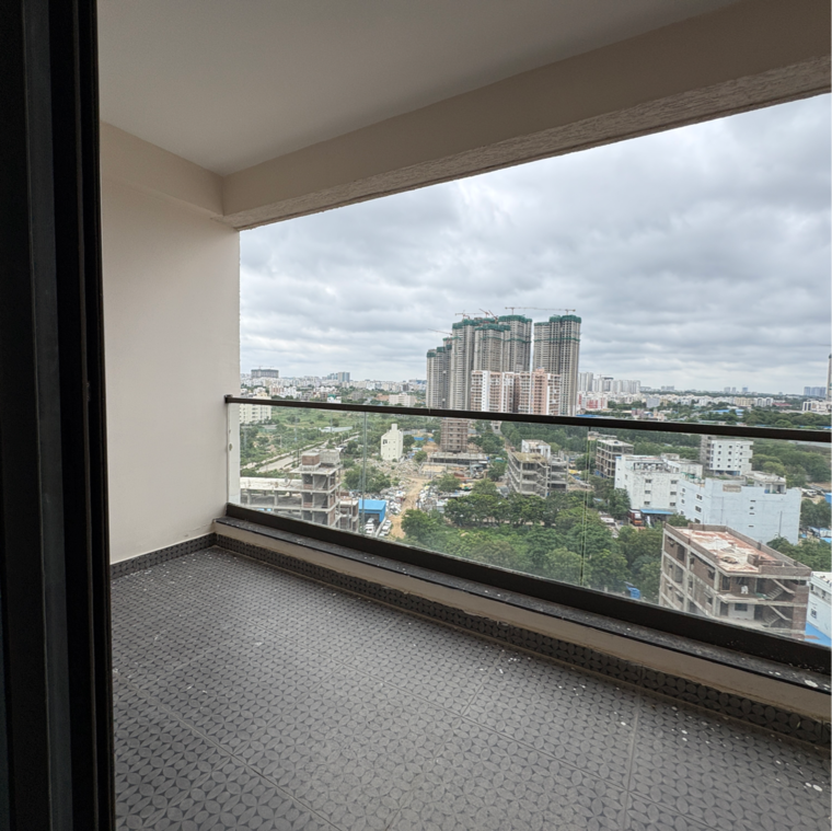 Balcony, shree-luxurio-75-residences 3 Bedroom 2350 Sq.Ft. Apartment In Serilingampally Hyderabad 8873613