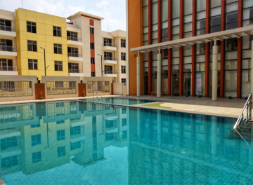2 BHK Apartment – Exterior View View at Veeshal City 15, Shahjahanpur - for Rent