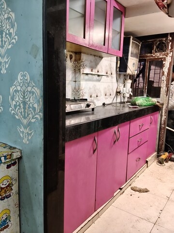 Kitchen in 1 RK Apartment at Krishna Galaxy Santacruz, Santacruz East – for Rent