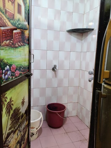 Bathroom in 1 RK Apartment at Krishna Galaxy Santacruz, Santacruz East – for Rent