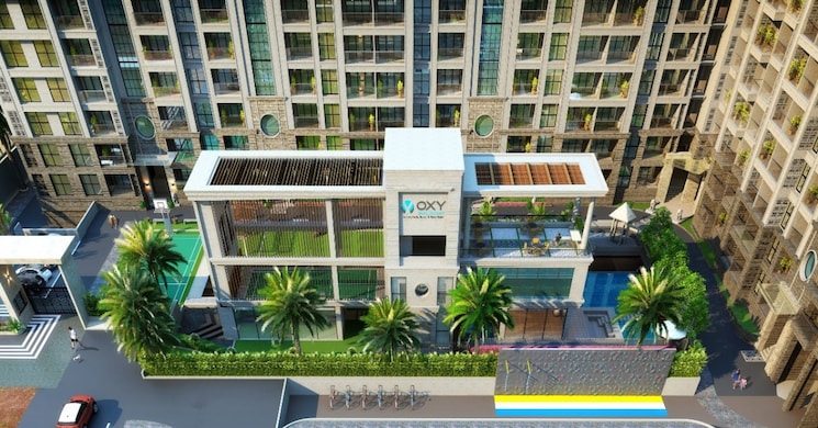Exterior View, oxy-beaumonde 3 Bedroom 1685 Sq.Ft. Apartment In Viman Nagar Pune 8873652