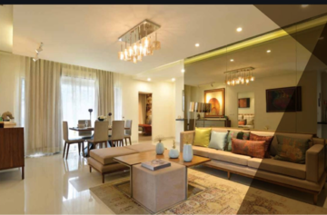 Living Room in 4 BHK Apartment at Shapoorji Pallonji Joyville Gurgaon, Sector 102a – for Sale