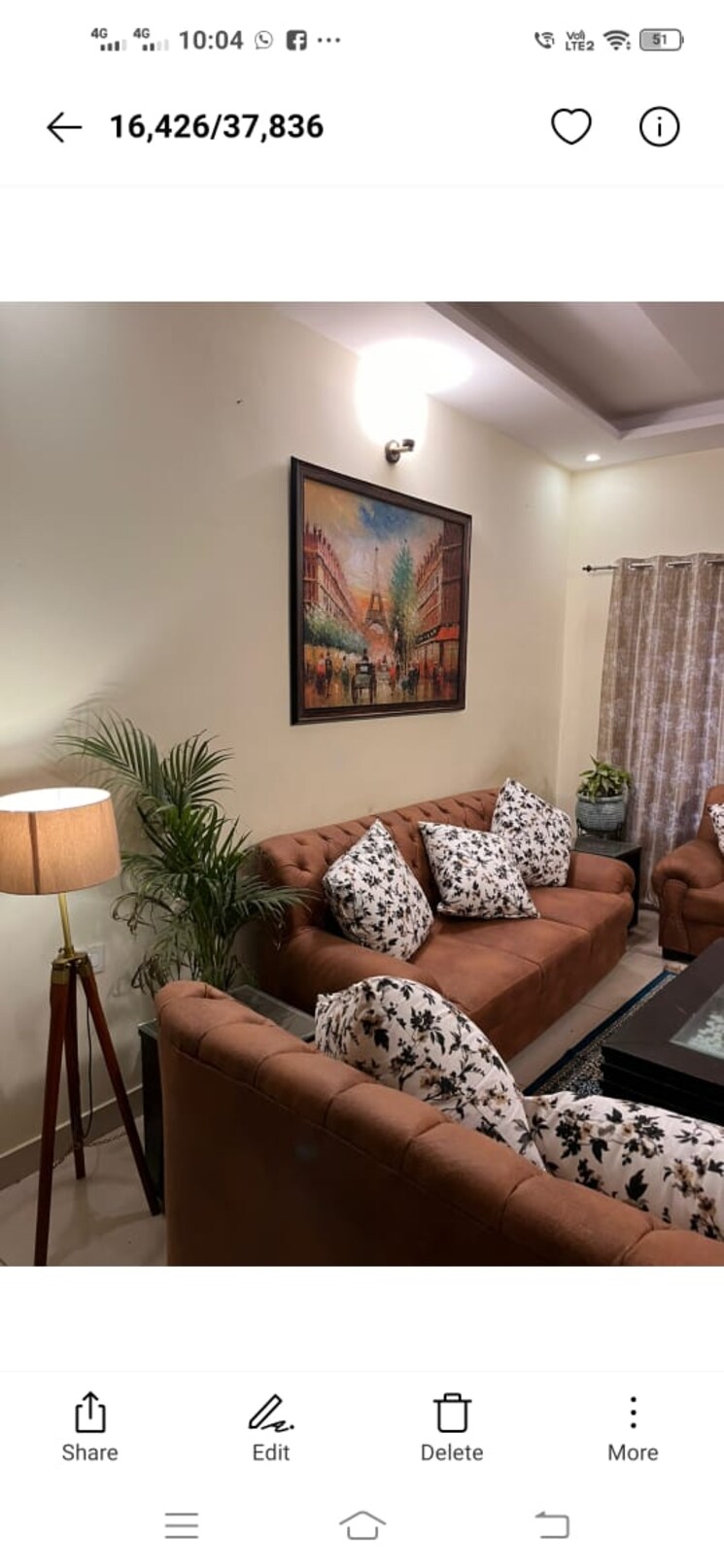 Living Room, sahastradhara road 1 Bedroom 750 Sq.Ft. Builder Floor In Sahastradhara Road Dehradun 8873769