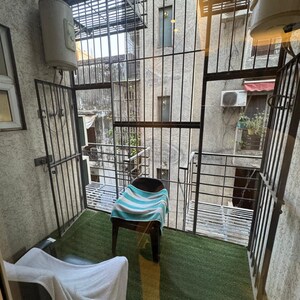 Balcony in 3.5 BHK Builder Floor at Greater Kailash I – for Sale