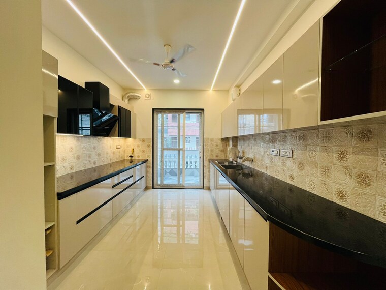 Kitchen, green fields colony 4 Bedroom 3375 Sq.Ft. Builder Floor In Green Fields Colony Faridabad 8873907