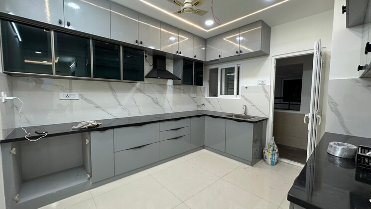 Kitchen, asbl-spire 3 Bedroom 1905 Sq.Ft. Apartment In Kokapet Hyderabad 8873900