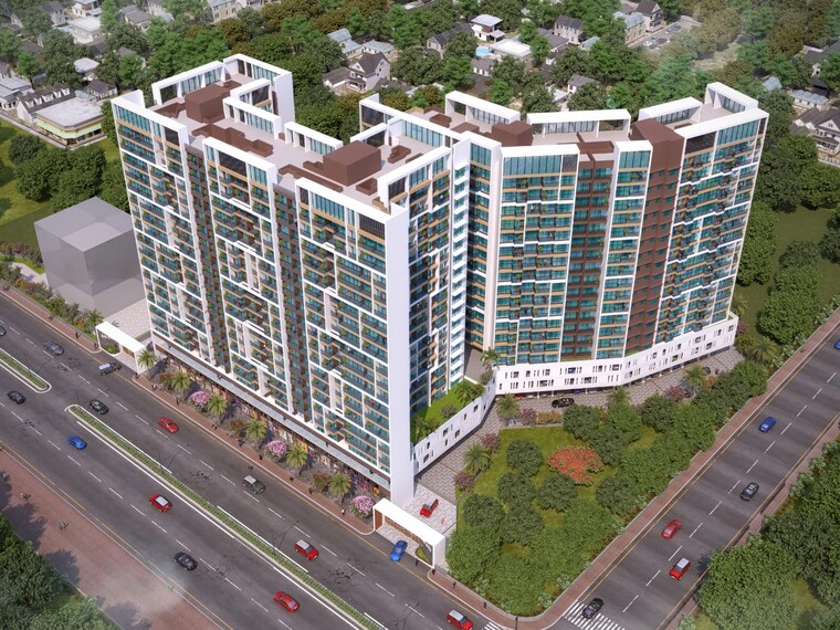 Exterior View, om-sai-city-dombivli 2 Bedroom 575 Sq.Ft. Apartment In Nilje Gaon Thane 8873948