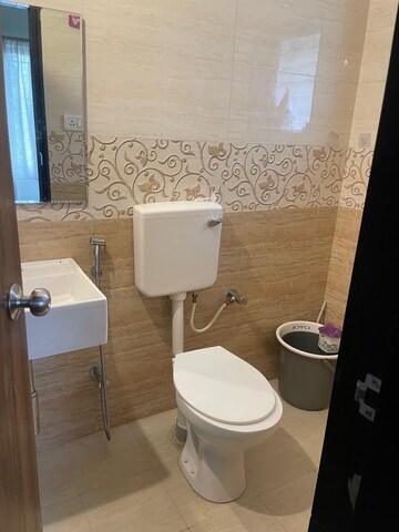 Bathroom in 2 BHK Apartment at Goel Ganga Carnation, Koregaon Park – for Rent