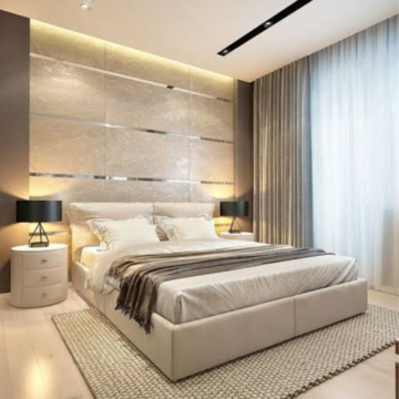 Bedroom in 3 BHK Apartment at Central Park Flower Valley Aqua Front Towers, Sohna Sector 33 – for Rent