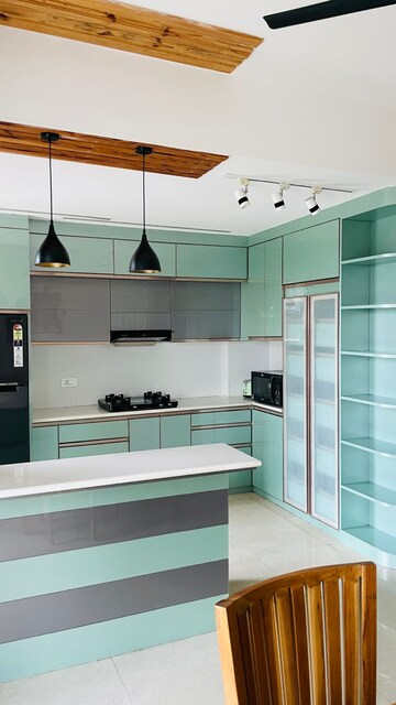 Kitchen in 3.5 BHK Apartment at Shalimar Belvedere Court, Malesemau – for Rent