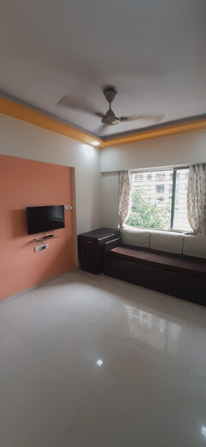 Living Room in 1 BHK Apartment at HDIL The Nest, Mulund West – for Sale