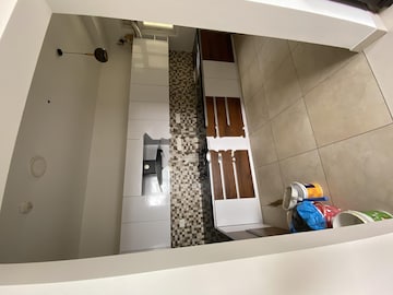 Bathroom in 3 BHK Apartment at Prestige Lakeside Habitat Villas, Whitefield – for Rent