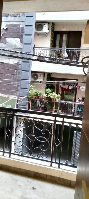 Balcony in 3 BHK Builder Floor at Chattarpur – for Rent