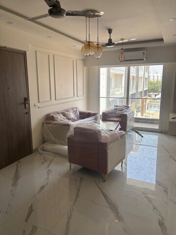 Living Room in 3.5 BHK Builder Floor at M3M Soulitude, Sector 89 – for Rent