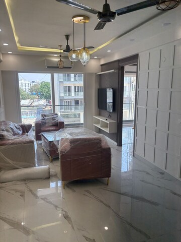 Living Room in 3.5 BHK Builder Floor at M3M Soulitude, Sector 89 – for Rent
