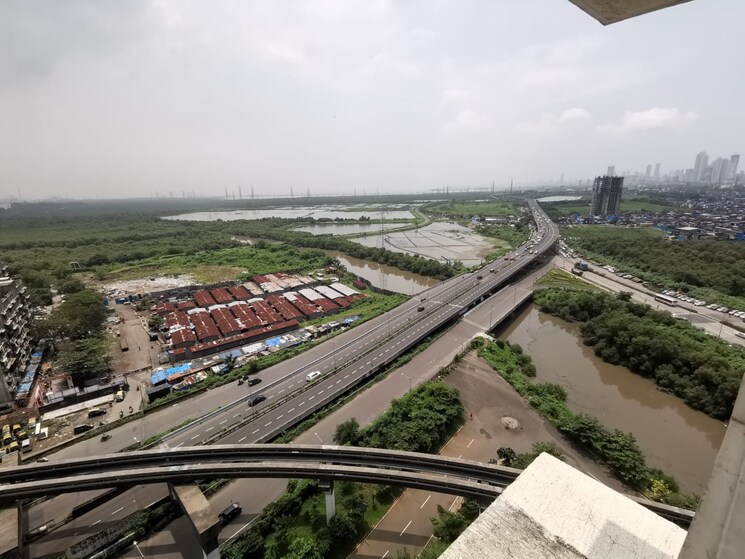 Balcony, ajmera-aeon 4 Bedroom 2000 Sq.Ft. Apartment In Bhakti Park Mumbai 8874370