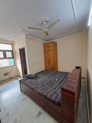 Bedroom in 2 BHK Builder Floor at RWA Neelkanth Apartment II, Burari – for Rent