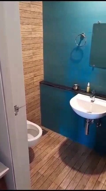 Bathroom in 1 BHK Apartment at Lodha Crown Quality Homes, Majiwada – for Rent