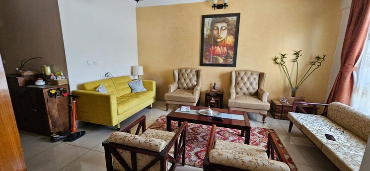 Living Room, g-corp-the-icon 3 Bedroom 2250 Sq.Ft. Apartment In Thanisandra Main Road Bangalore 8874666