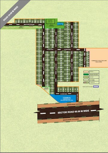  Plot – Exterior View View at Meffier Golden Park, Sohna Sector 4 - for Sale