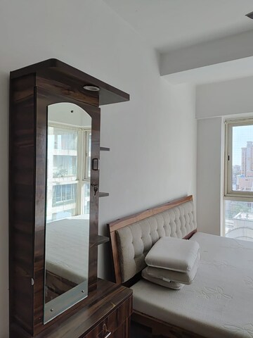 Living Room in 2 BHK Apartment at Cosmos Majestic, Prabhadevi – for Rent