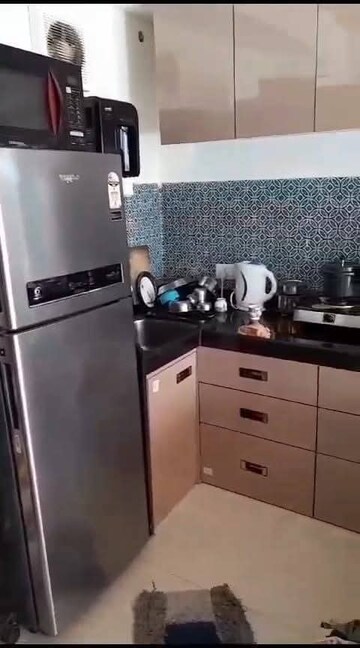 Kitchen in 1 BHK Apartment at Lodha Crown Quality Homes, Majiwada – for Rent