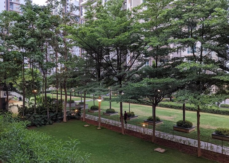 Garden, aparna-sarovar-grande 3 Bedroom 1980 Sq.Ft. Apartment In Nallagandla Hyderabad 8874862