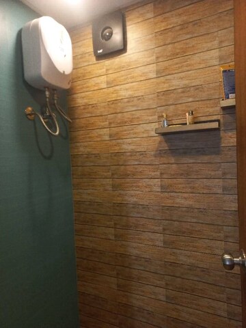 Bathroom in 1 BHK Apartment at Lodha Crown Quality Homes, Majiwada – for Rent