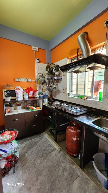 Kitchen in 3 BHK Builder Floor at Behala Chowrasta – for Sale