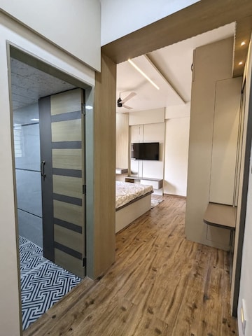 Staircase in 3 BHK Apartment at Runwal Gardens Phase 2, Dombivli East – for Rent