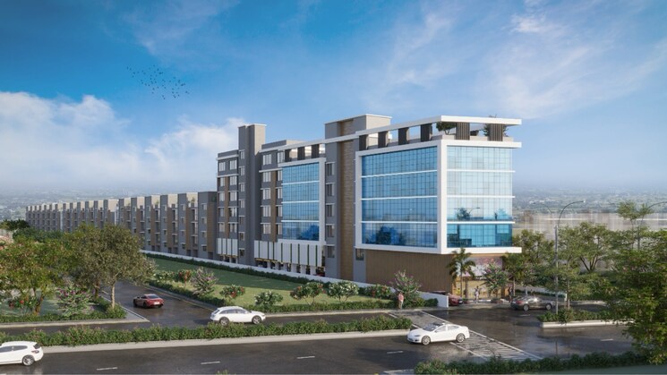 Exterior View, aswani-green-alley Commercial Office Space 7500 Sq.Ft. In Pimple Nilakh Pune 8875121