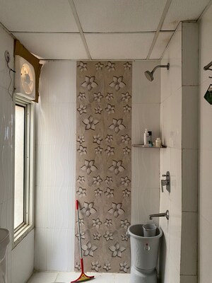 Bathroom in 4 BHK Apartment at Amrapali Crystal Homes, Sector 76 – for Sale