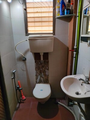 Bathroom in 2 BHK Apartment at Vasai West – for Sale