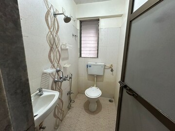 Bathroom in 1 BHK Apartment at Horizon Height, Kasarvadavali – for Rent