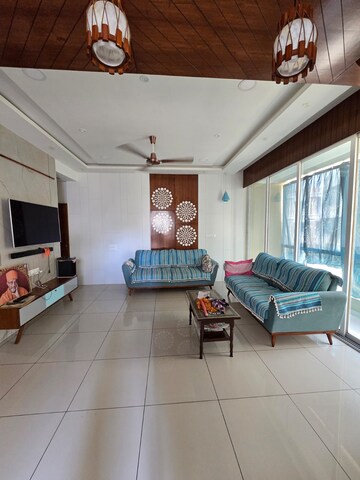 Living Room in 3 BHK Penthouse at New Vip Road – for Sale