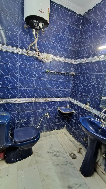 Bathroom in 2 BHK Builder Floor at Rajouri Garden – for Rent