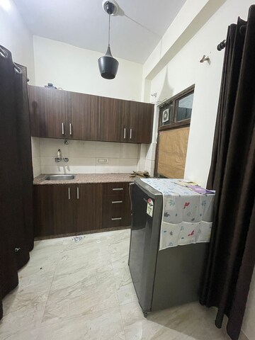 Kitchen in 1 RK Builder Floor at Sushant Lok I – for Rent