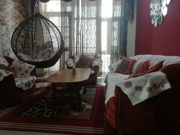 Living Room in 3 BHK Apartment at Omaxe Heights, Sector 86 – for Rent