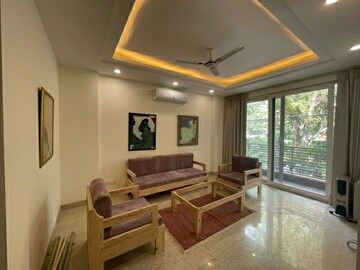 Living Room in 3 BHK Builder Floor at Lajpat Nagar 4 – for Rent