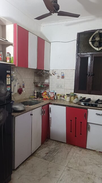Kitchen in 2 BHK Builder Floor at Malviya Nagar – for Rent
