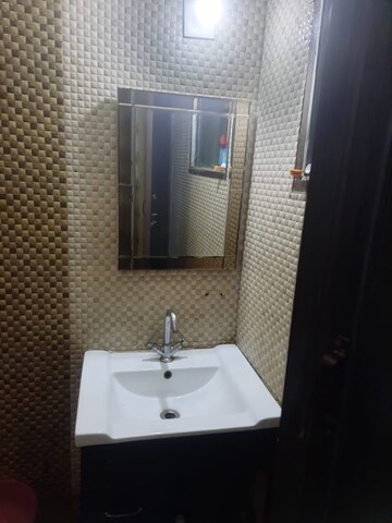 Bathroom in 1 BHK Builder Floor at Khirki Extension – for Rent