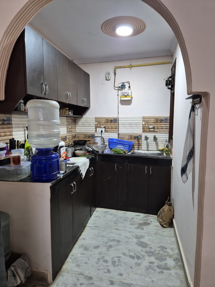 Kitchen, govindpuri 1 Bedroom 400 Sq.Ft. Builder Floor In Govindpuri Delhi 8875868