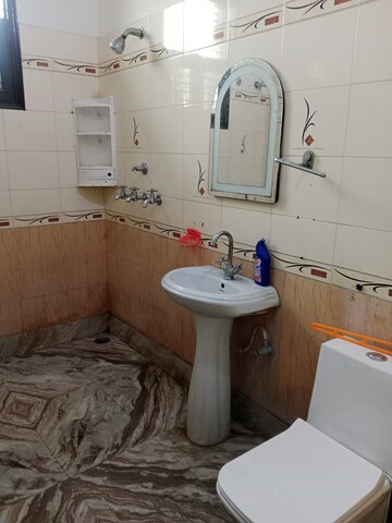 Bathroom in 3.5 BHK Builder Floor at Sector 13 – for Rent
