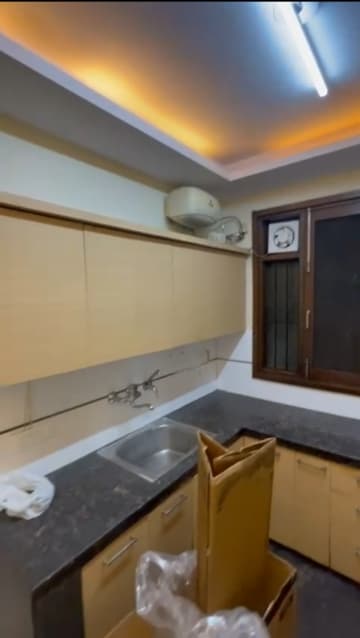 Kitchen in 2 BHK Builder Floor at Lajpat Nagar 4 – for Rent