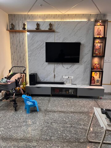 Living Room in 3 BHK Apartment at Gem Nakshatra, Kokapet – for Rent