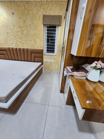 Bedroom in 2 BHK Apartment at Aparna Sarovar Zicon, Nallagandla – for Rent