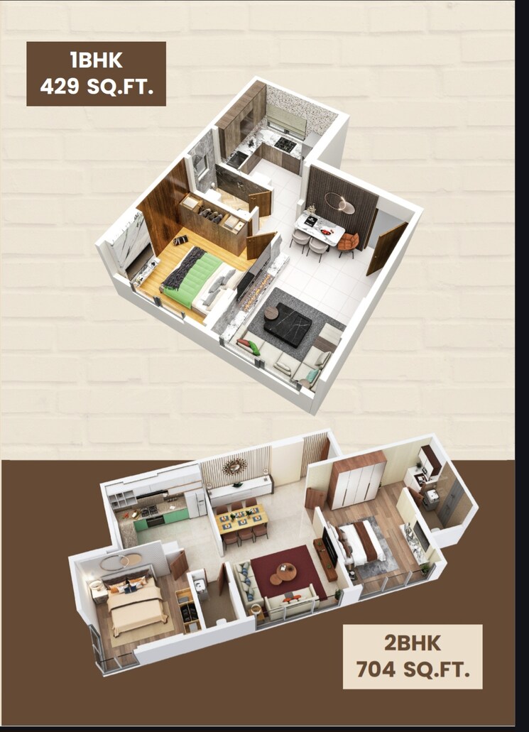 Floor Plan, shree-ganesh-residency-ghatkopar-east 2 Bedroom 707 Sq.Ft. Apartment In Ghatkopar East Mumbai 8876070