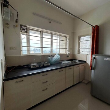 Kitchen in Studio Apartment at Amanora Metro Tower, Amanora Park Town – for Rent